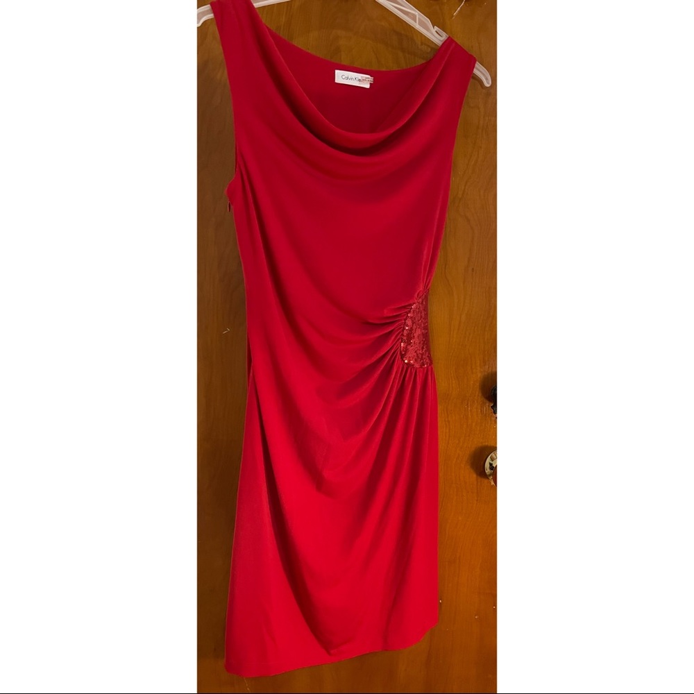 Calvin Klein Red Dress